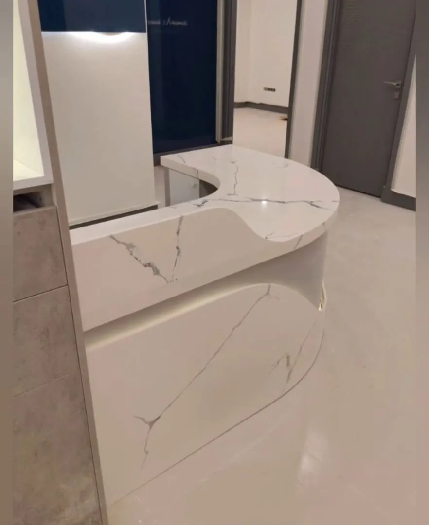 منحنی پیشخوان کورین بدون درز